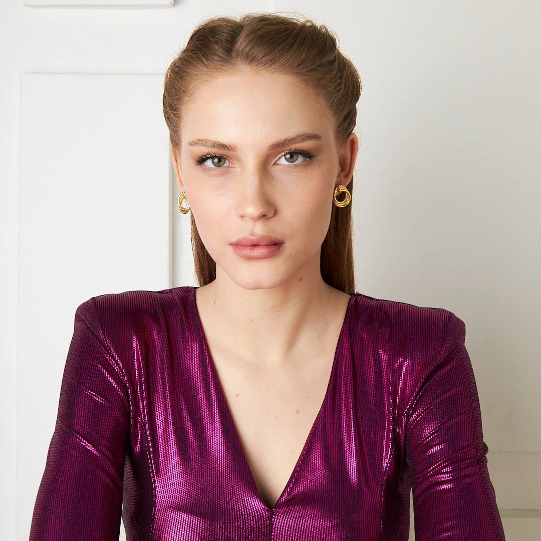 Sarmaşık Küpeler - 925 GÜMÜŞ