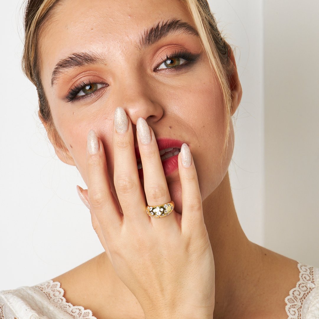 Ardıç Kübik Zirkon Yüzük - 925 GÜMÜŞ