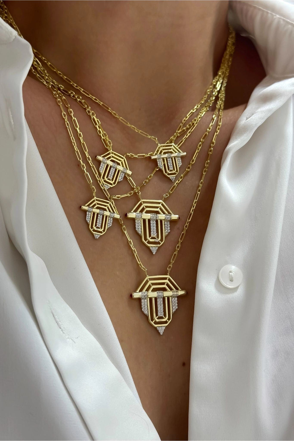 Serenay taşlı kolye - 925 GÜMÜŞ