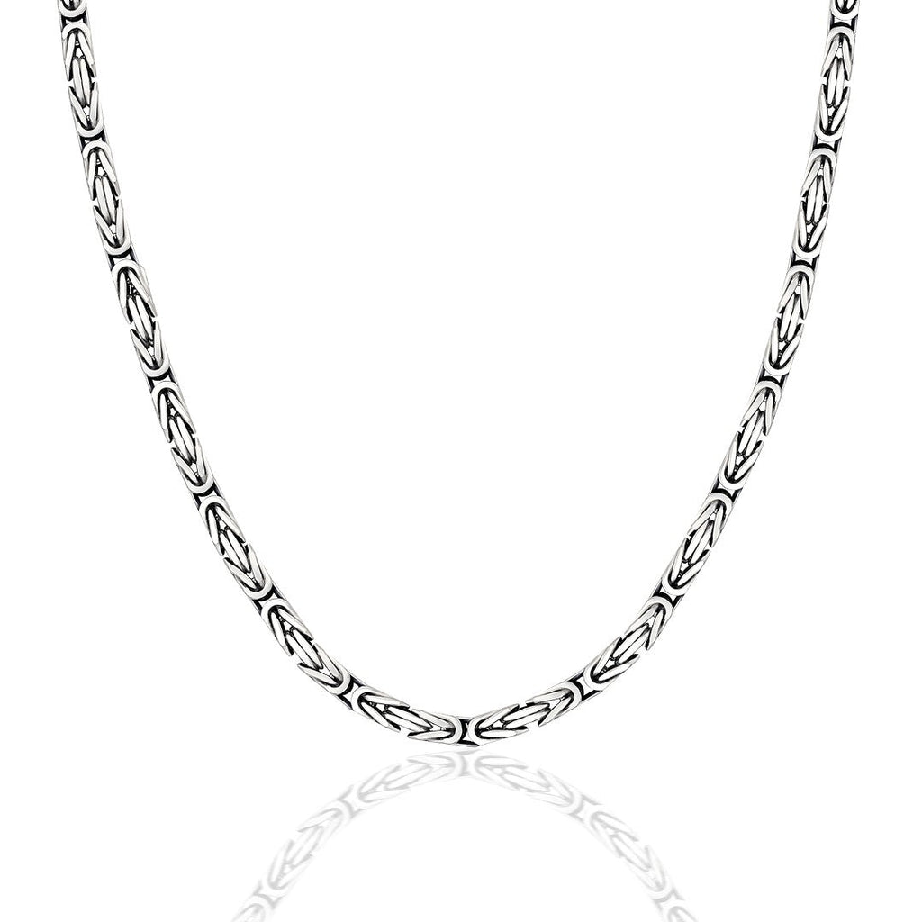 Spiral Model Zincir Kolye - 925 GÜMÜŞ