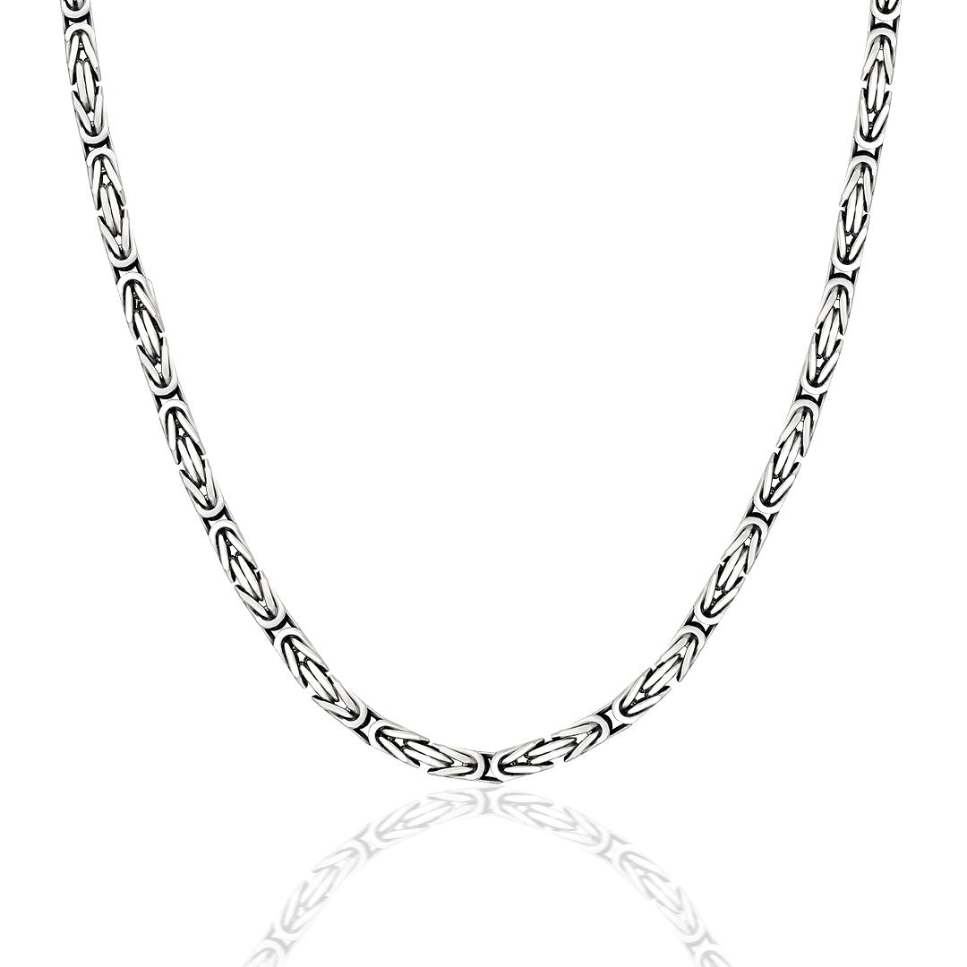 Spiral Model Zincir Kolye - 925 GÜMÜŞ