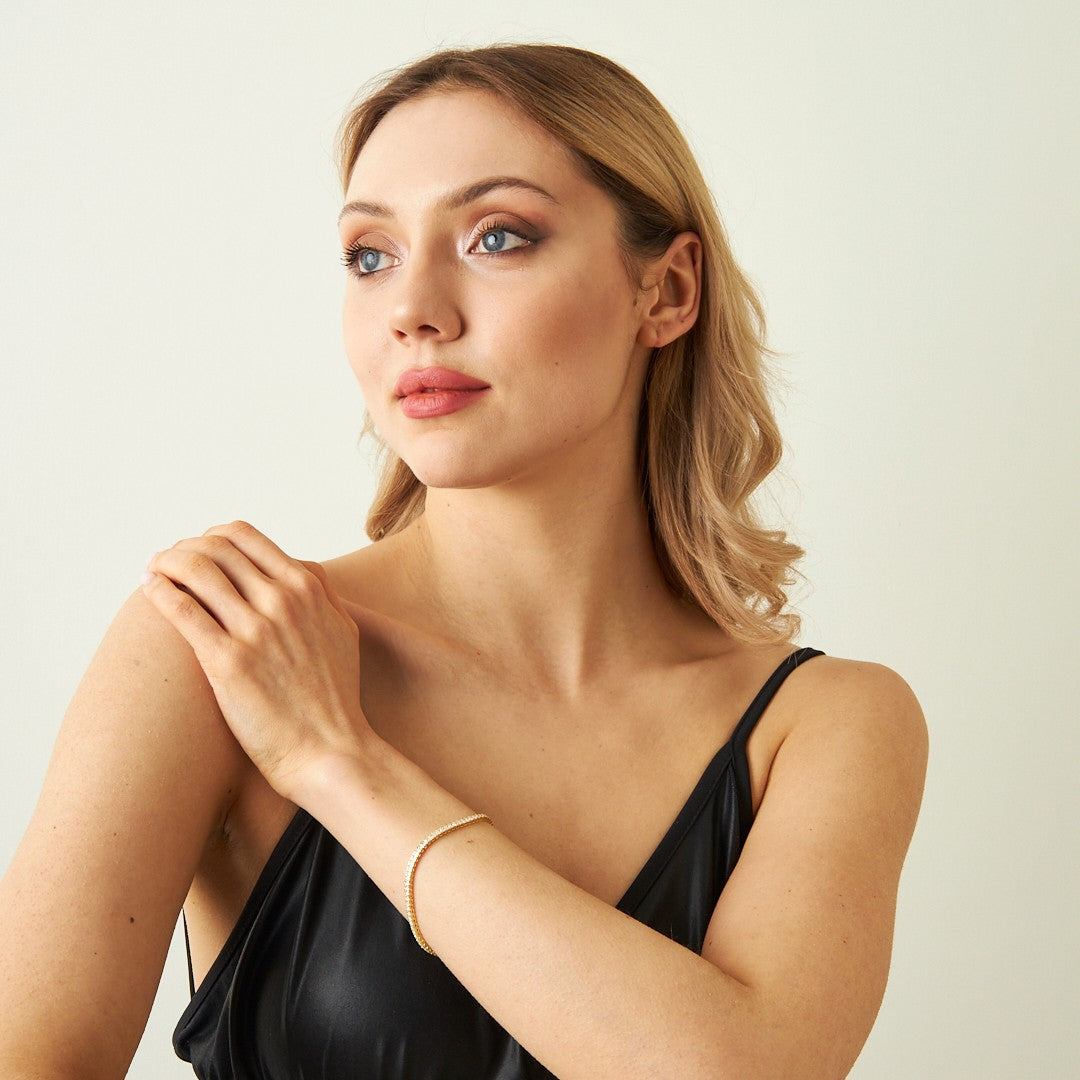 Tam Tur Su Yolu Bileklik - 925 GÜMÜŞ