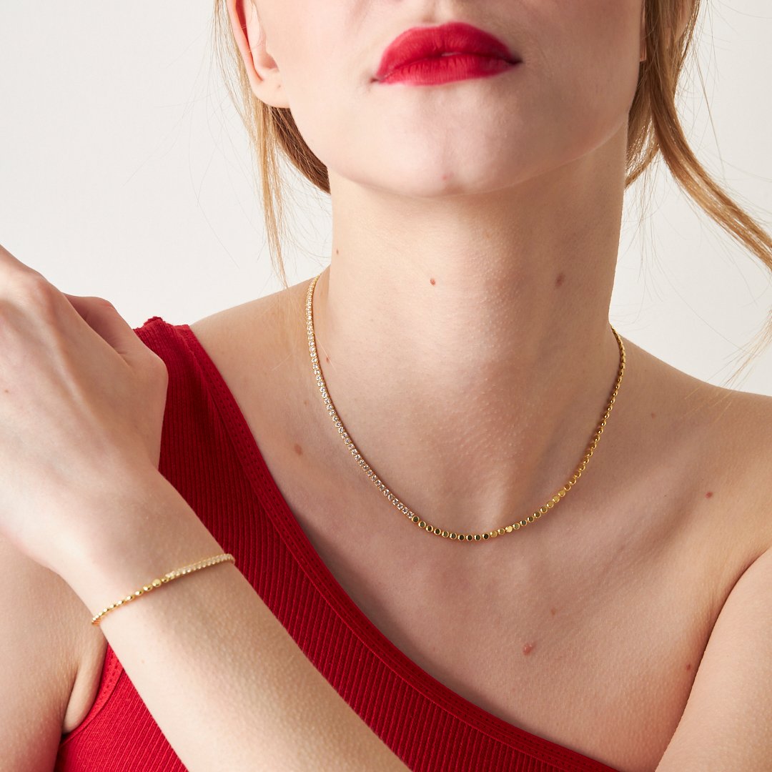 Top Zincirli Su Yolları Seti - 925 GÜMÜŞ