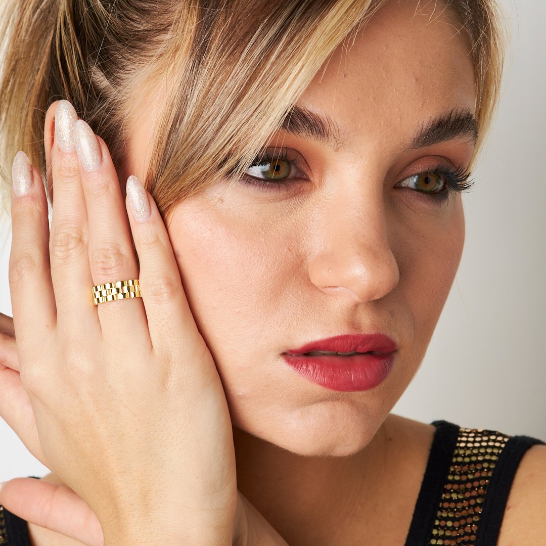 Rolex Yüzük - 925 GÜMÜŞ