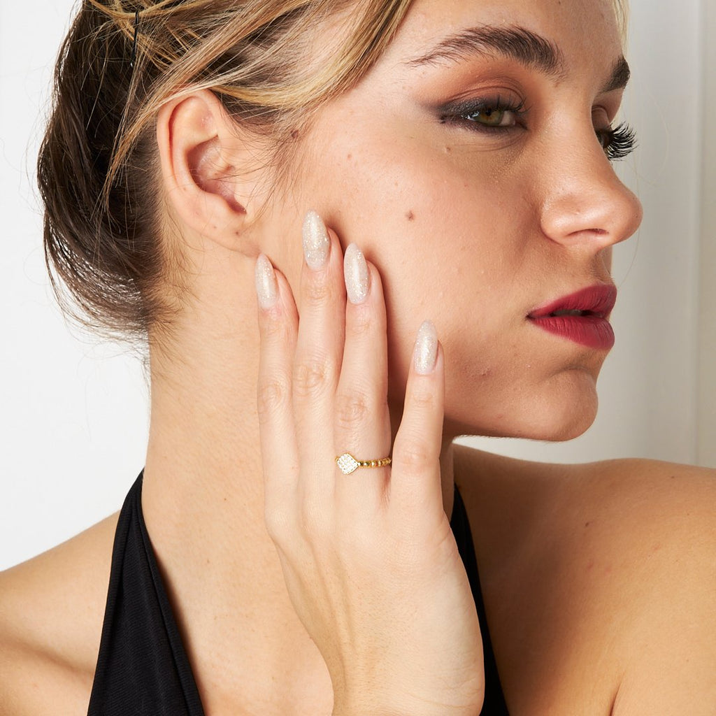 Disk Modeli Yüzük - 925 GÜMÜŞ