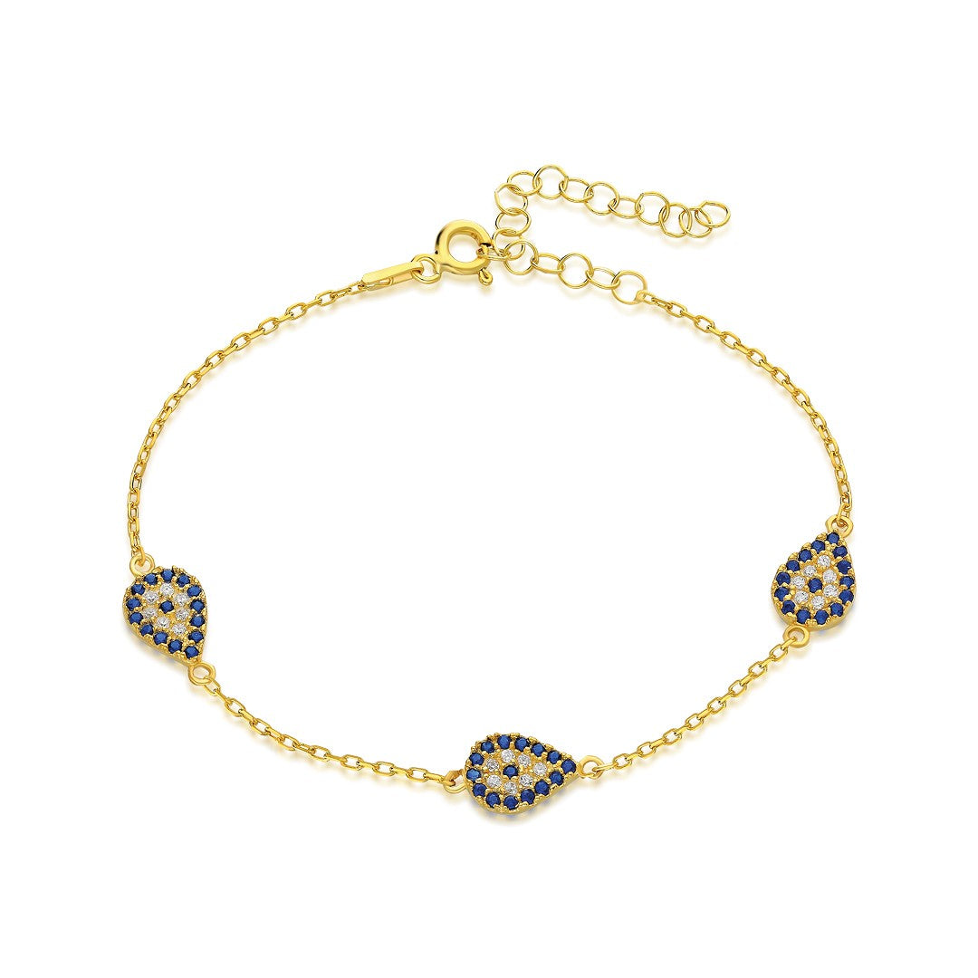 Nazar Damla Bileklik - 925 GÜMÜŞ