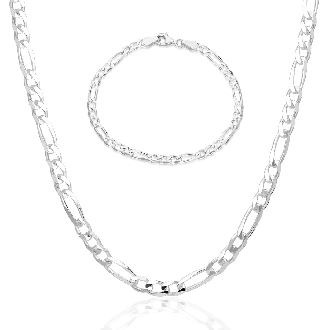 Figaro Model Zincir Set - 925 GÜMÜŞ