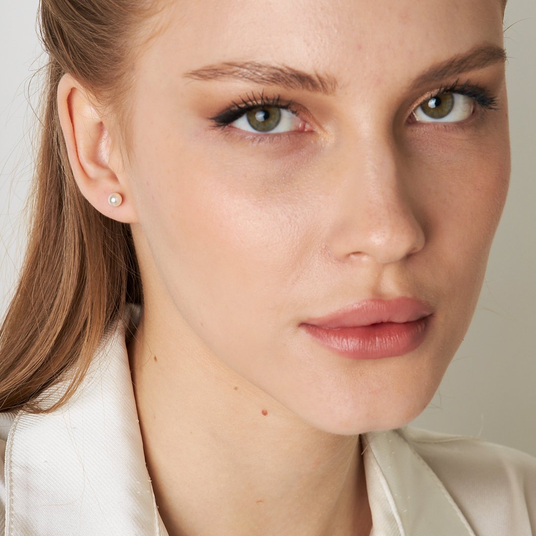 Narin İnci Küpeler - 925 GÜMÜŞ