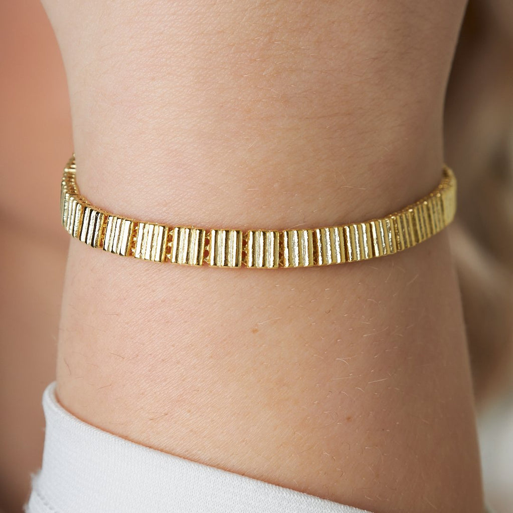 Çizgi Model Bileklik - 925 GÜMÜŞ