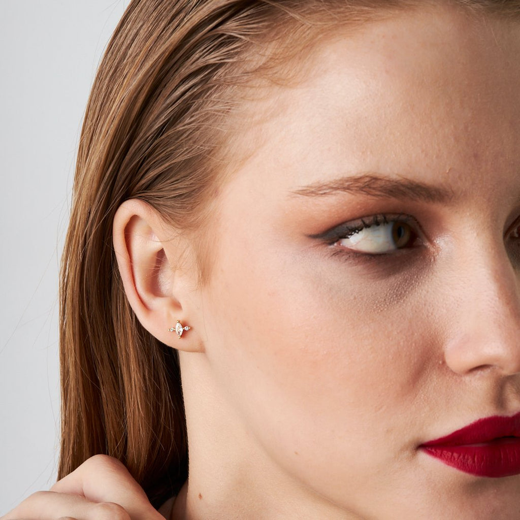 Prizma Piercing - 925 GÜMÜŞ