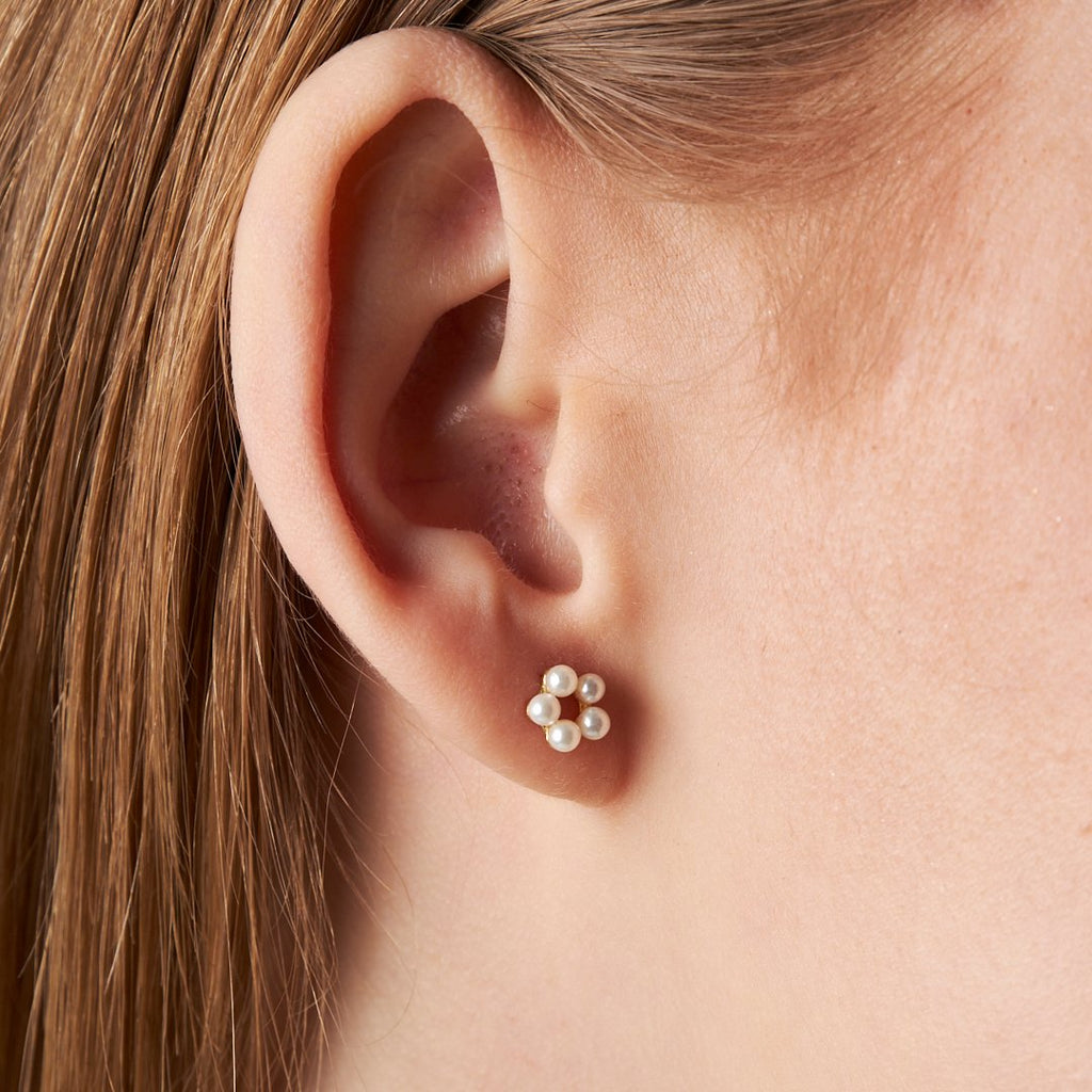 İnci piercing - 925 GÜMÜŞ