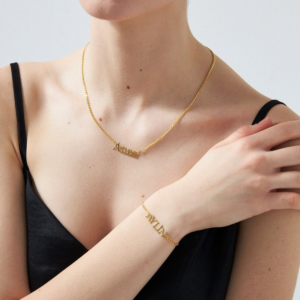 İsimli Zincir Set - 925 GÜMÜŞ