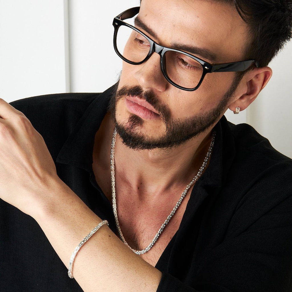 Spiral Model Zincir Seti - 925 GÜMÜŞ