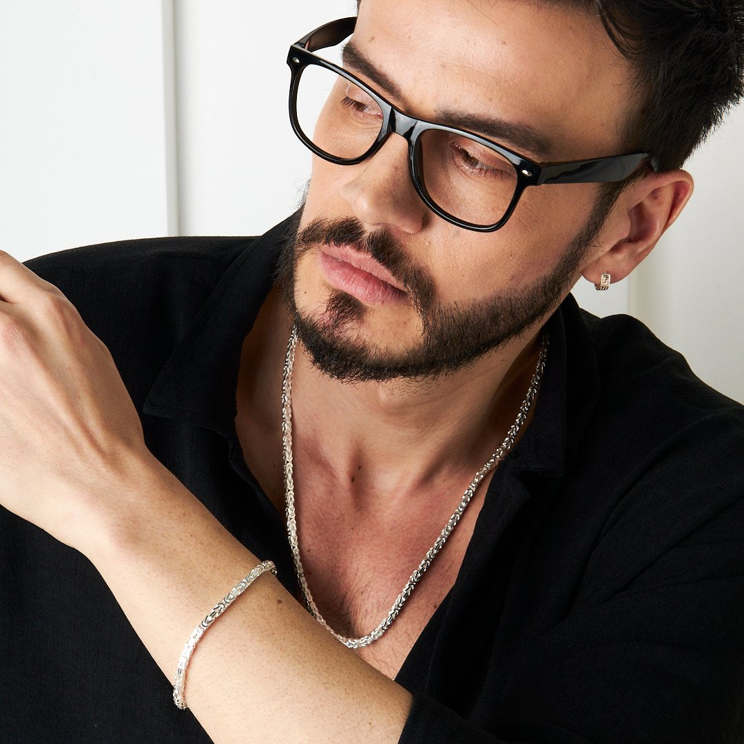 Spiral Model Zincir Seti - 925 GÜMÜŞ