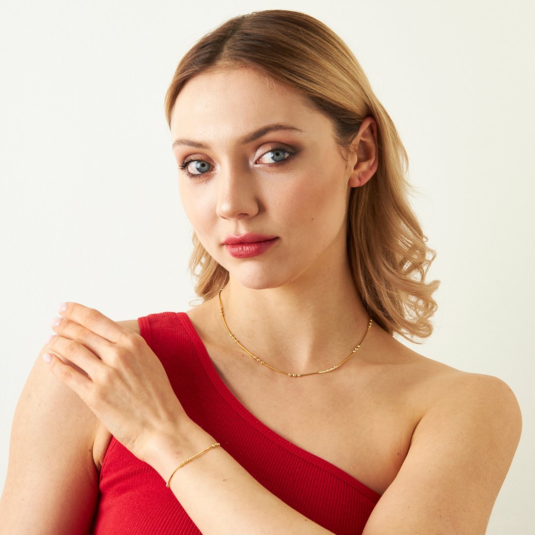 Üç Toplu Dorica Zincir Set - 925 GÜMÜŞ