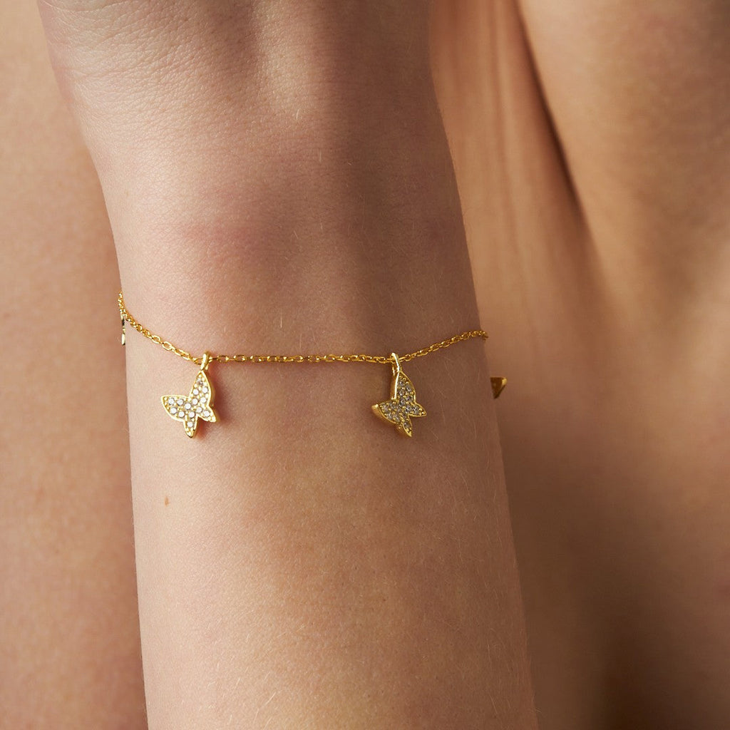 Kelebek Bilezik - 925 GÜMÜŞ