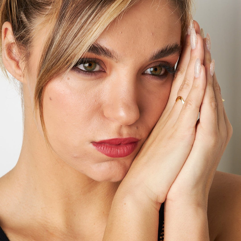 Dalga Model Yüzük - 925 GÜMÜŞ