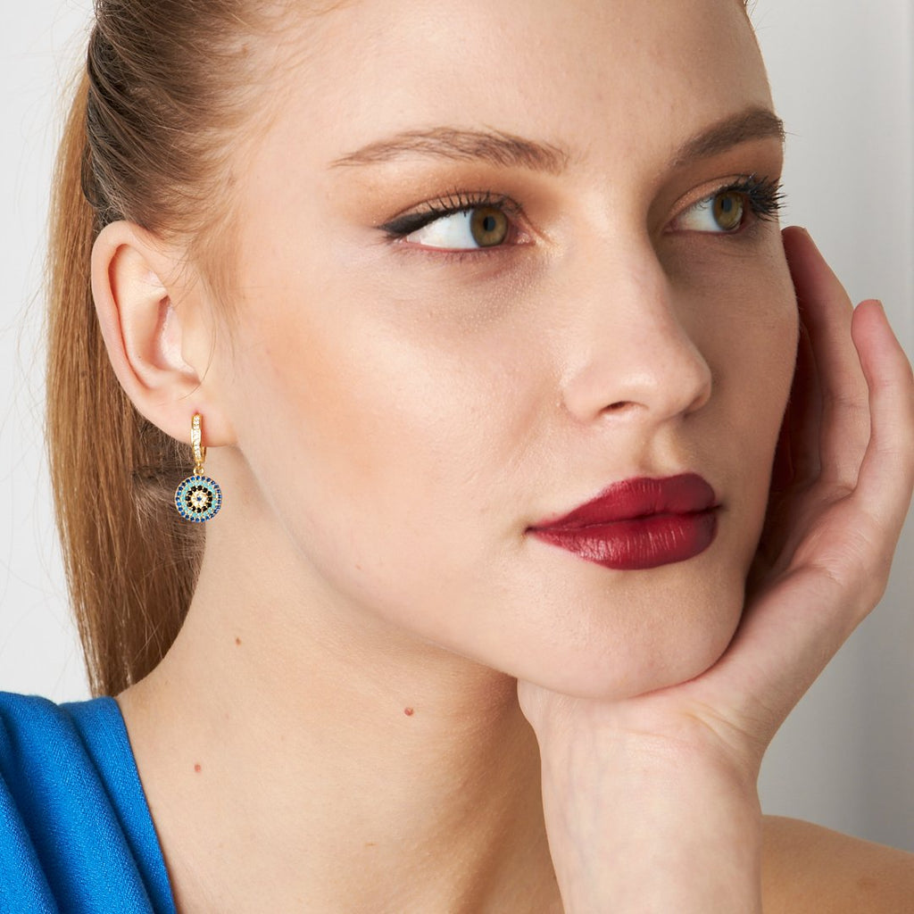 Sosyete Gözü Küpeleri - 925 GÜMÜŞ