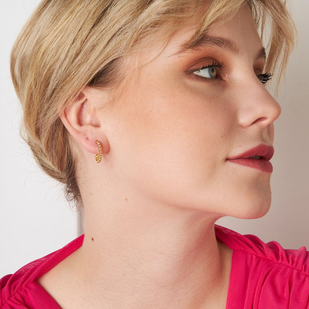 Dorica Halka Küpe - 925 GÜMÜŞ