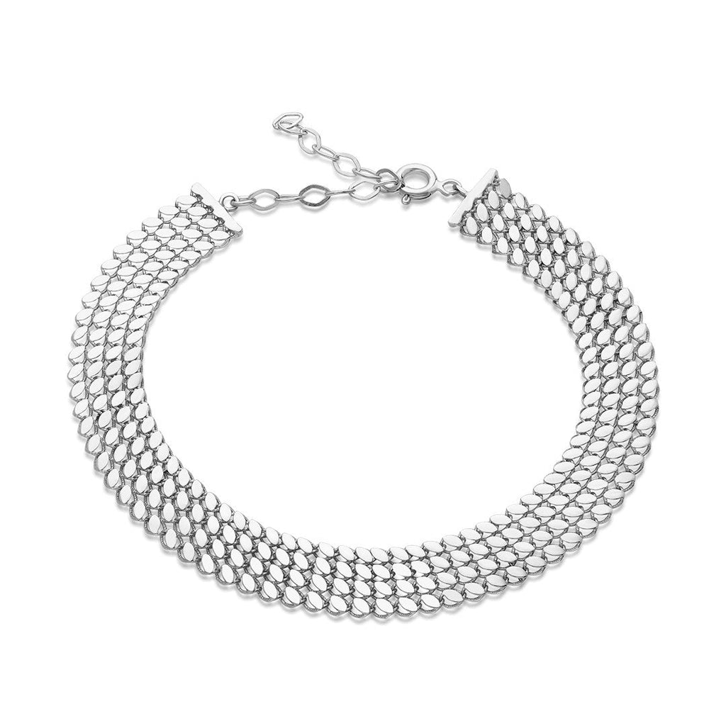 4 Sıralı Yılan Bileklik - 925 GÜMÜŞ