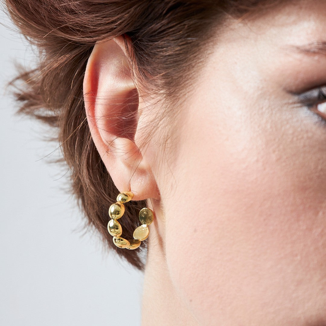 Sade Şık Küpe - 925 GÜMÜŞ