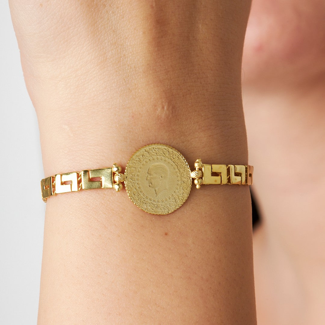 Kral Zincir Model Bileklik - 925 GÜMÜŞ