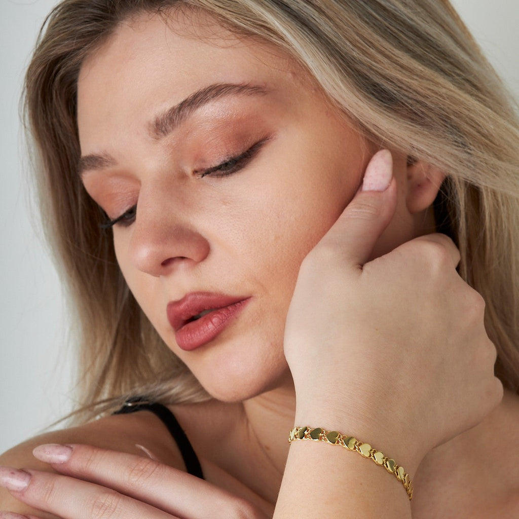 Kalpli Sıra Bileklik - 925 GÜMÜŞ