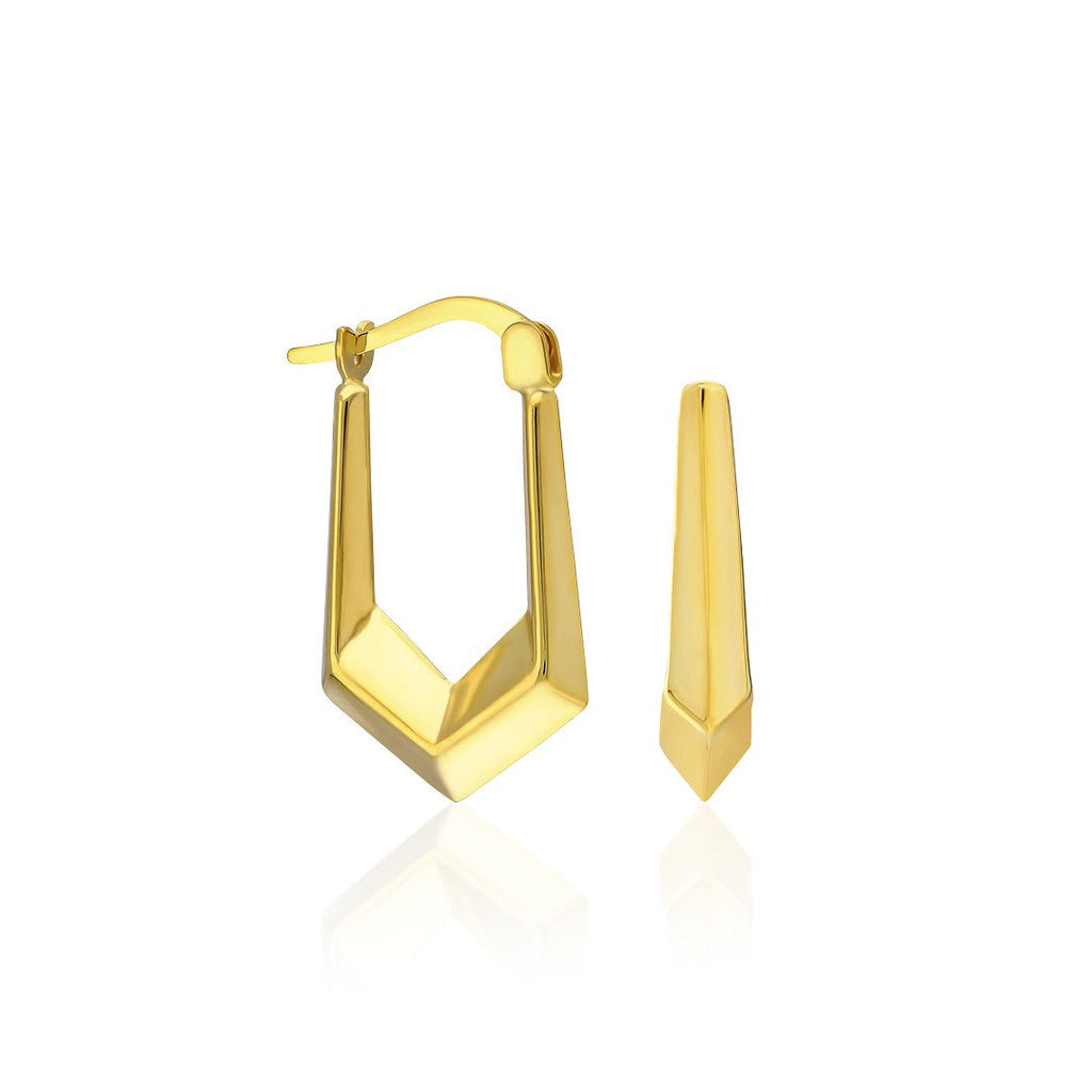 Çapraz Halka Küpe - 925 GÜMÜŞ