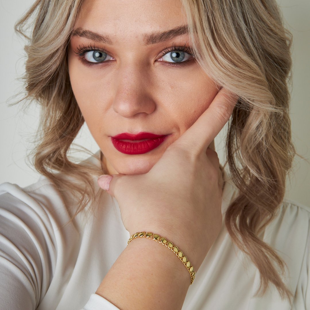 Payet Zincir Bileklik - 925 GÜMÜŞ