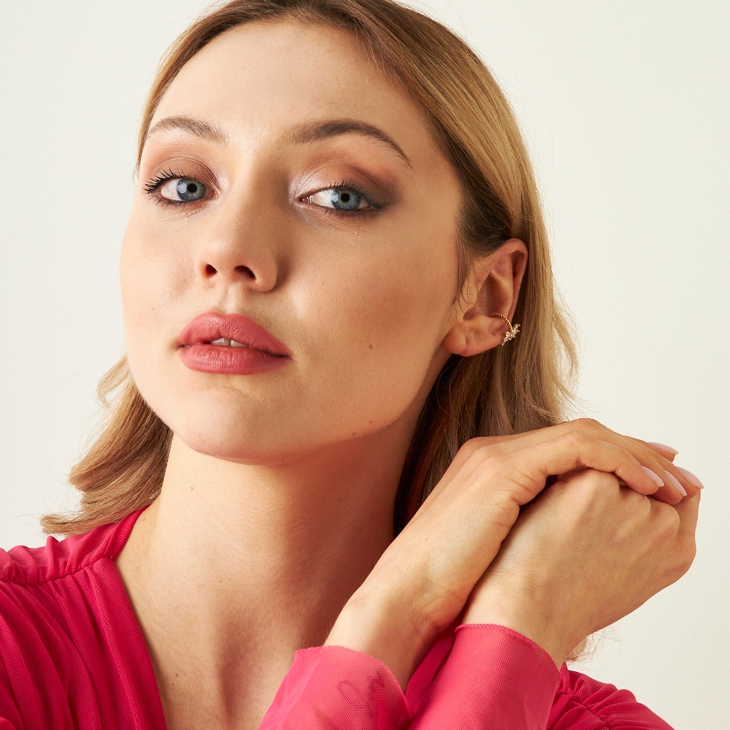 Yusufçuk Melek Kıkırdak Küpe - 925 GÜMÜŞ