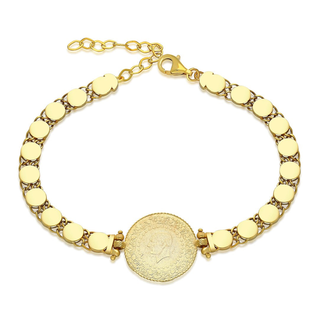 Oval Zincir Bileklik - 925 GÜMÜŞ