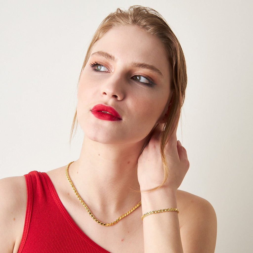 Pullu Zincir Set - 925 GÜMÜŞ