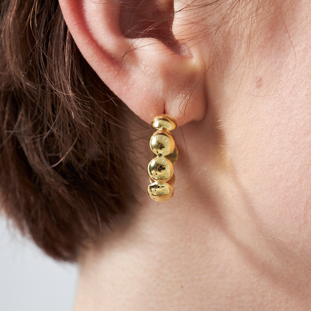 Sade Şık Küpe - 925 GÜMÜŞ