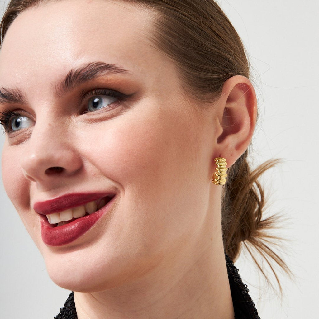 Zikzak Küpeler - 925 GÜMÜŞ