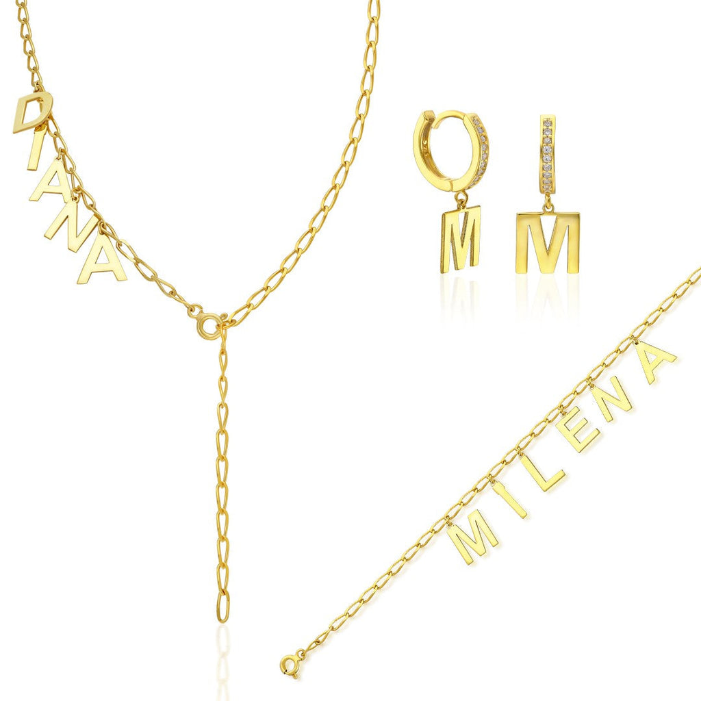 İsim Ve Harf Seti - 925 GÜMÜŞ