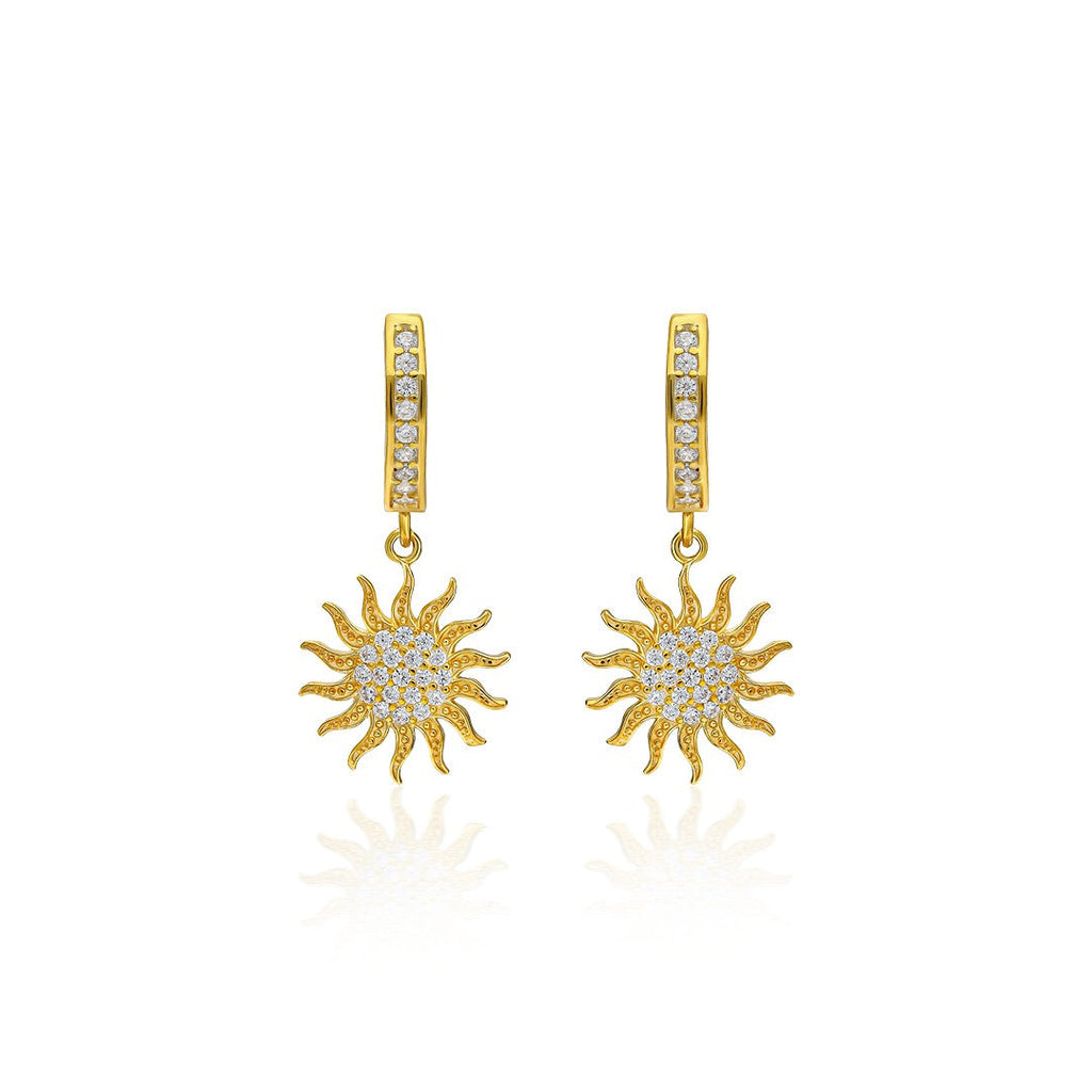 Güneş Küpeleri - 925 GÜMÜŞ