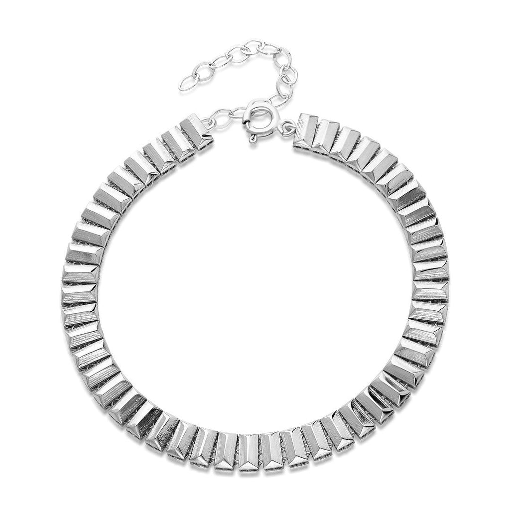 Dikdörtgen Bilezik - 925 GÜMÜŞ