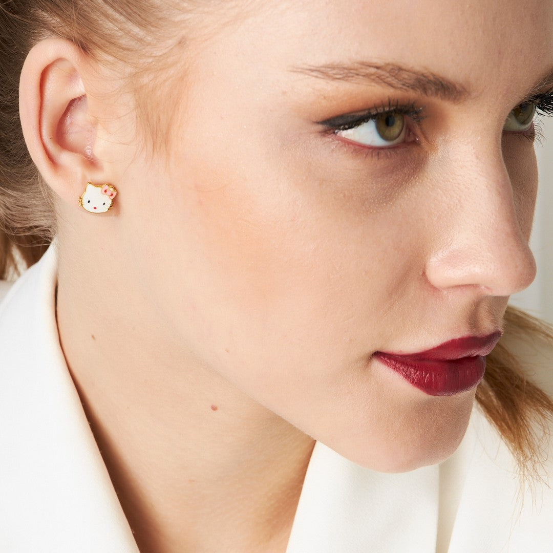 Hello Kity Küpeleri - 925 GÜMÜŞ