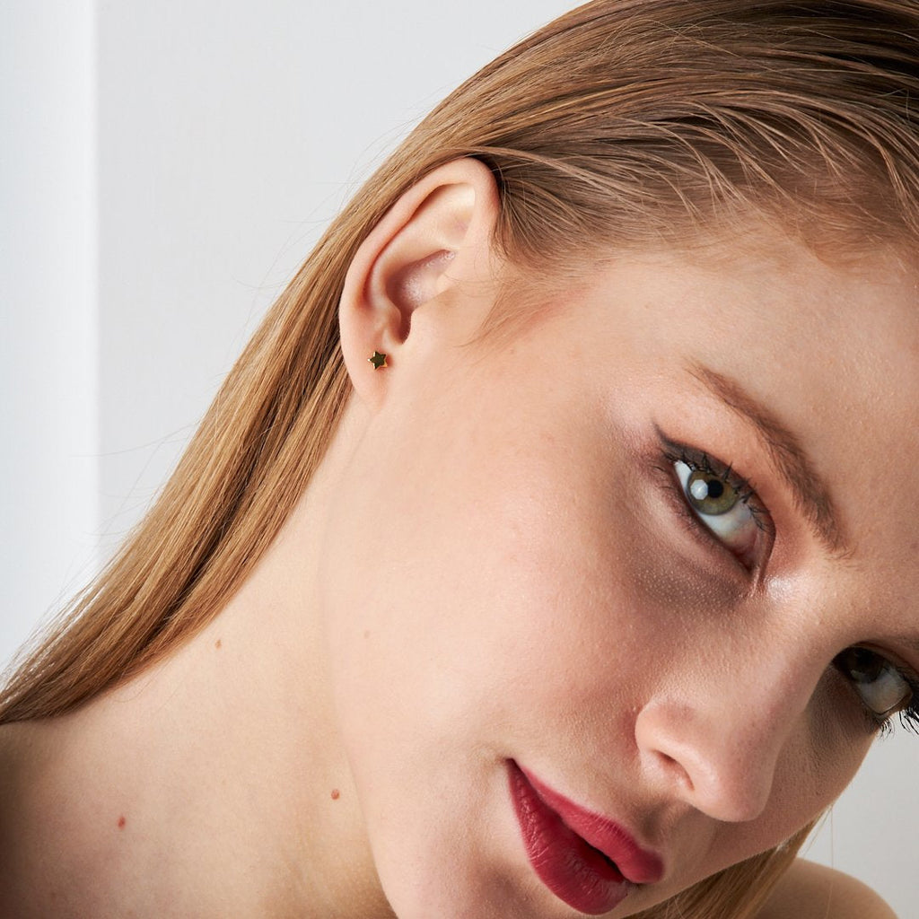 Sade Yıldız Piercing - 925 GÜMÜŞ