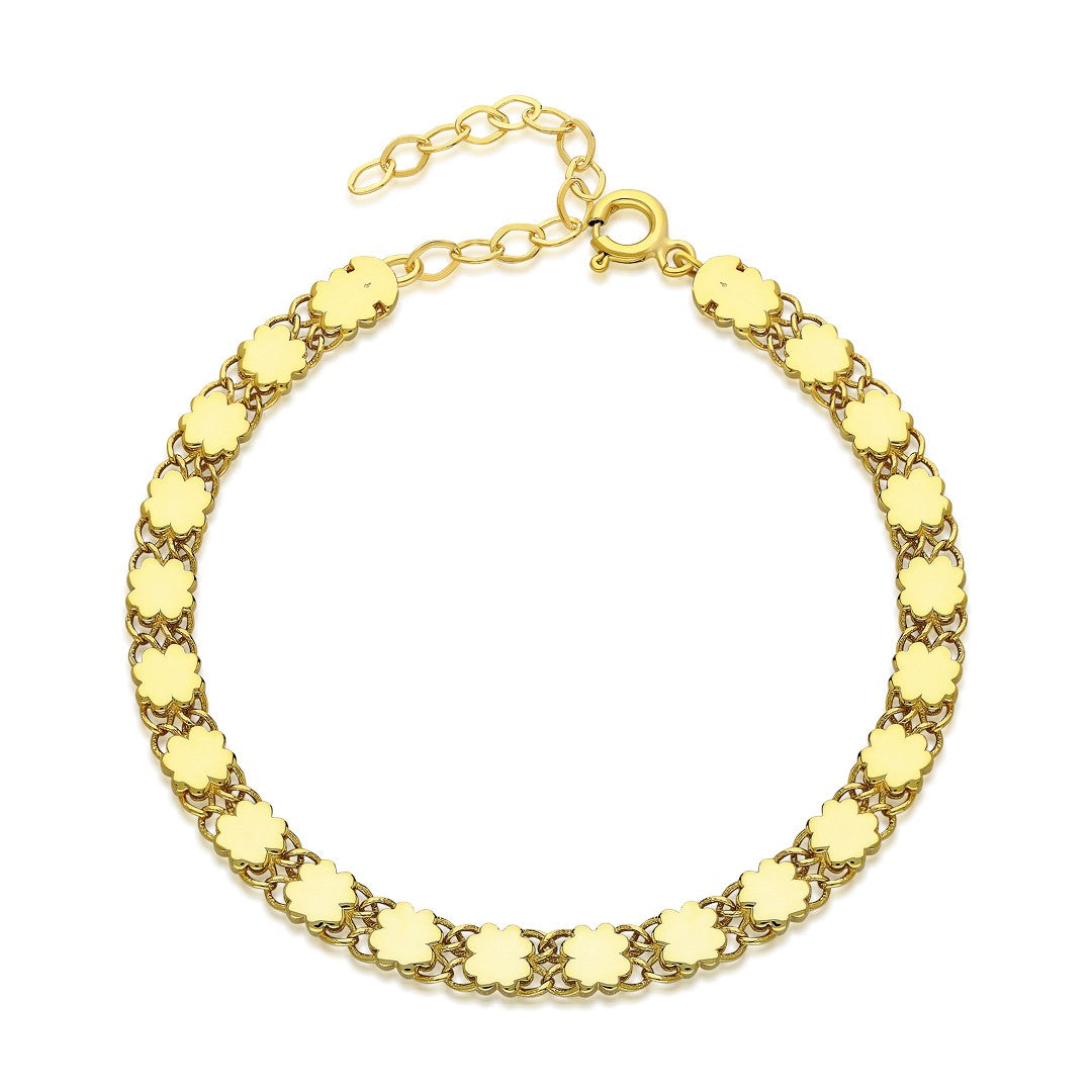 Çınar Yaprağı Bileklik - 925 GÜMÜŞ