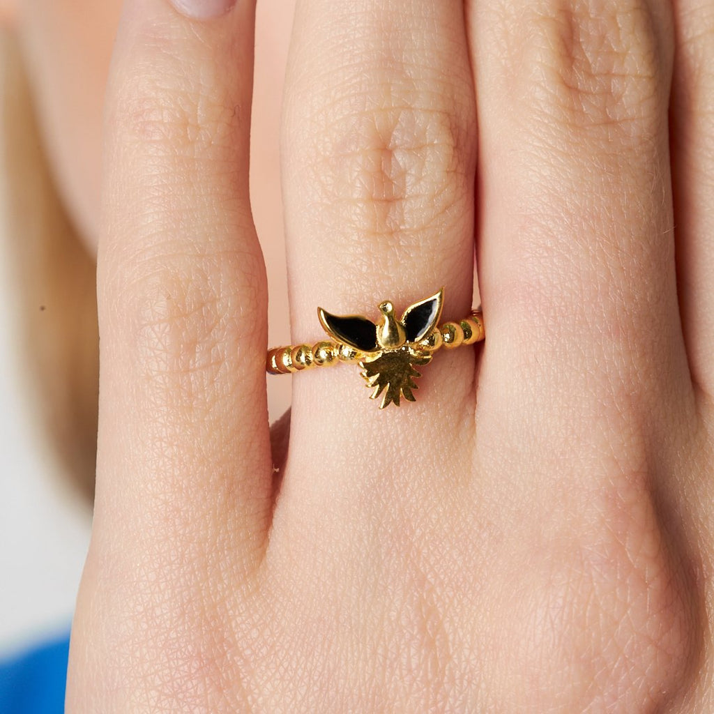 Anka Kuşu Yüzük - 925 GÜMÜŞ