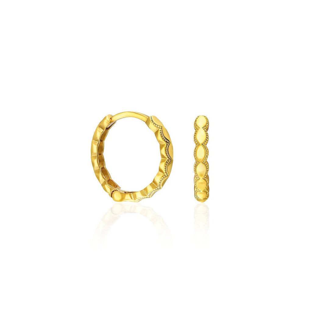 Oval Model Trend Küpe - 925 GÜMÜŞ