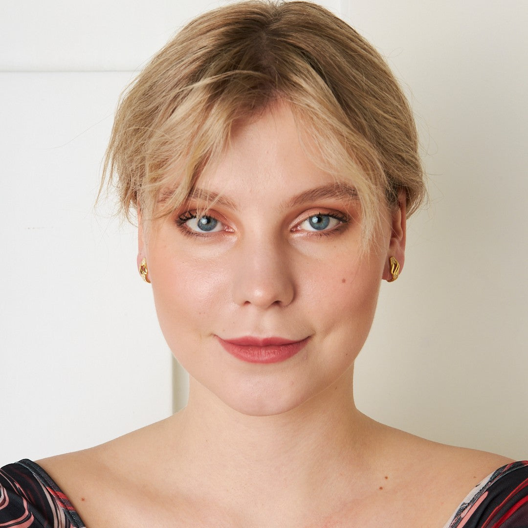 Taşlı Tutku Küpeleri - 925 GÜMÜŞ