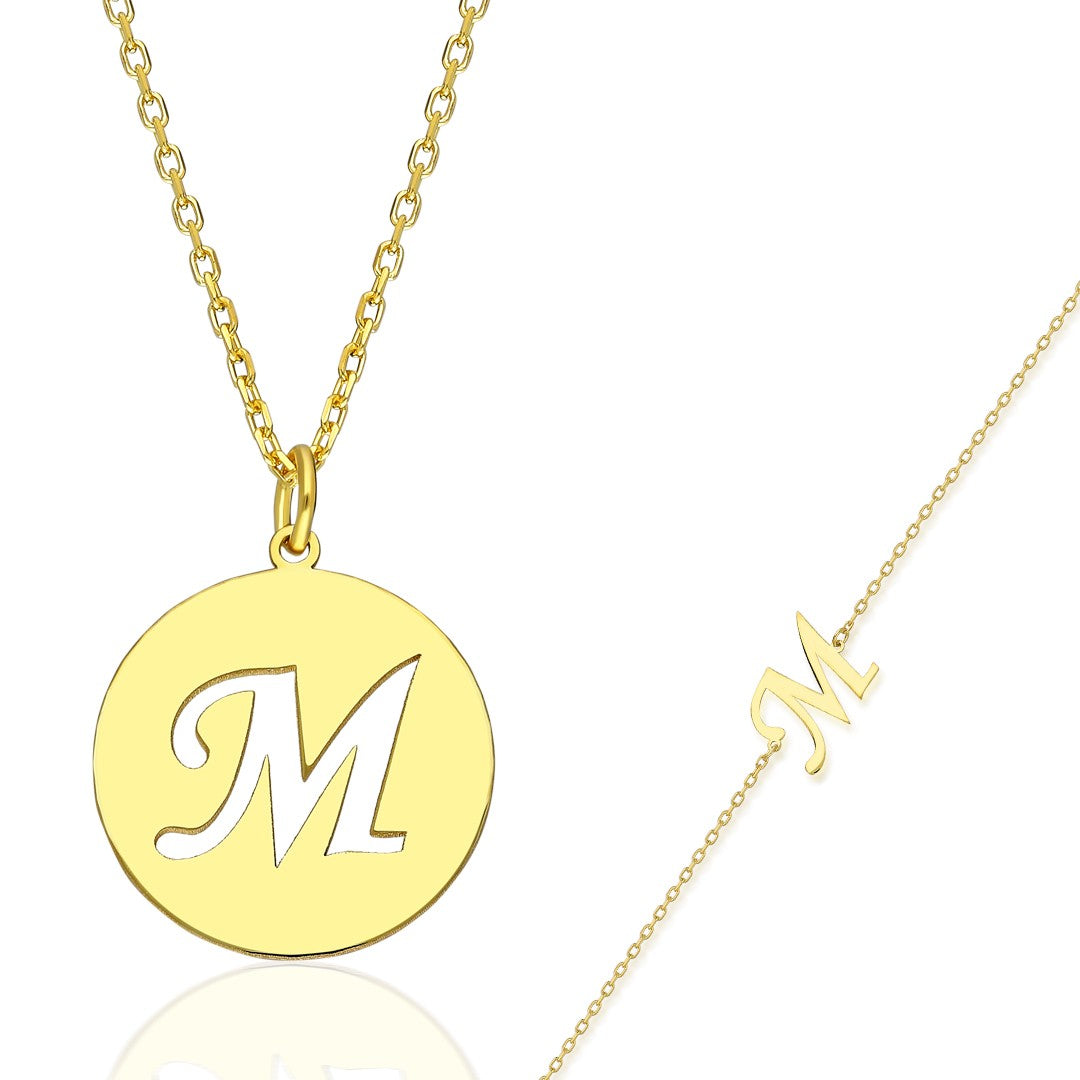 Harflerle Plaka Seti - 925 GÜMÜŞ