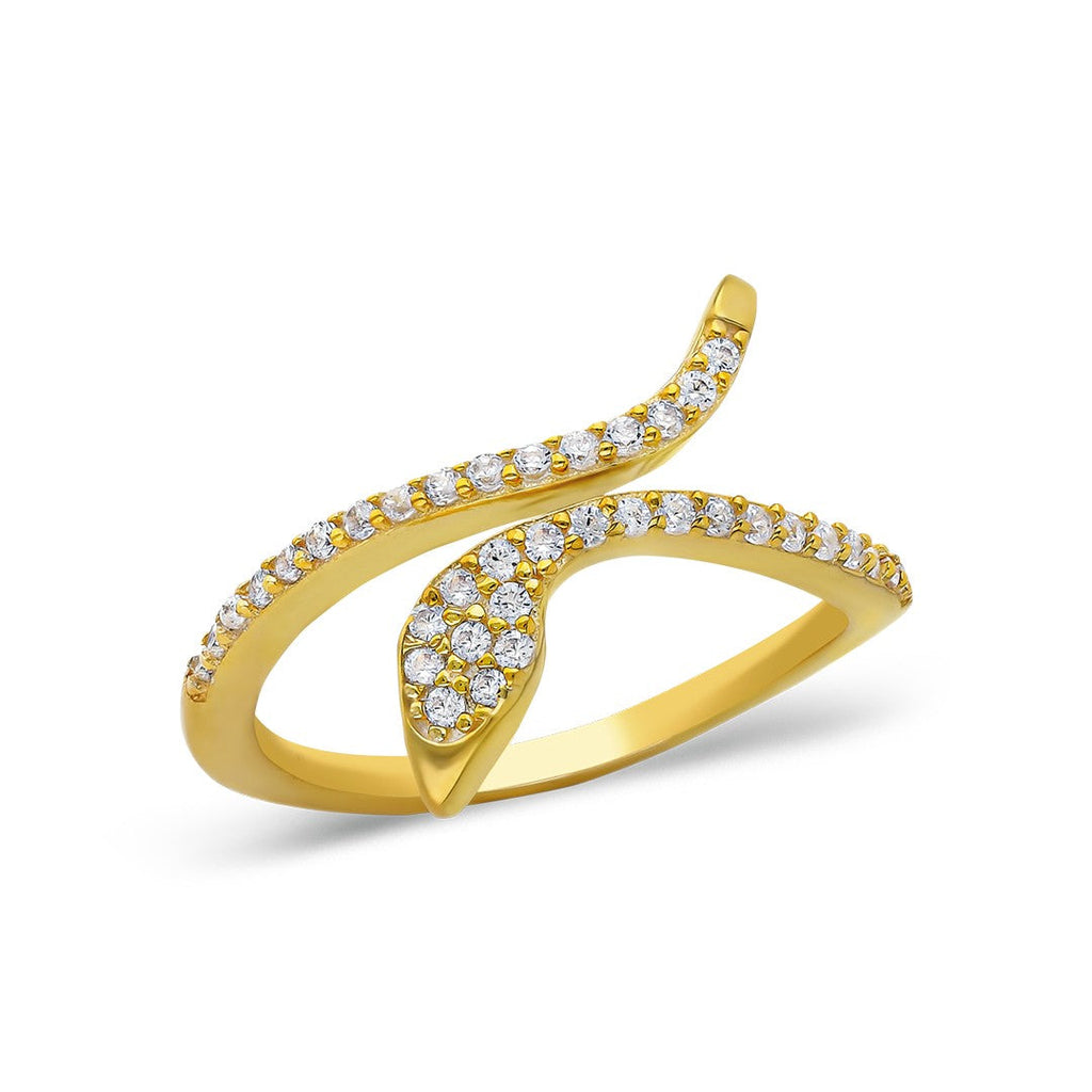 Yılan Taşlı Yüzük - 925 GÜMÜŞ