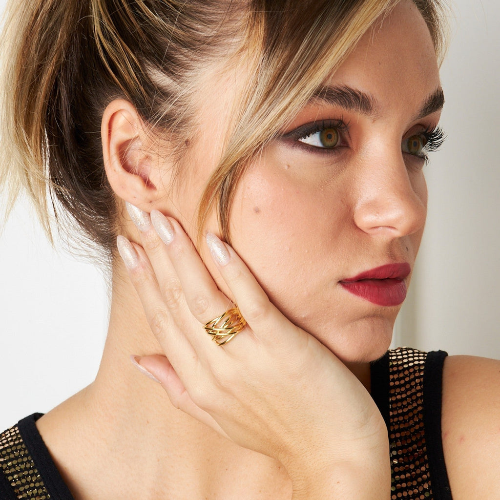 Katmanlı Yüzük - 925 GÜMÜŞ