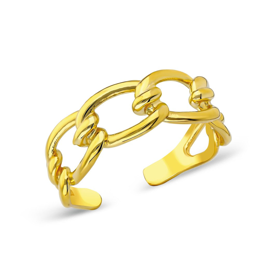 Yaprak Modeli Yüzük - 925 GÜMÜŞ