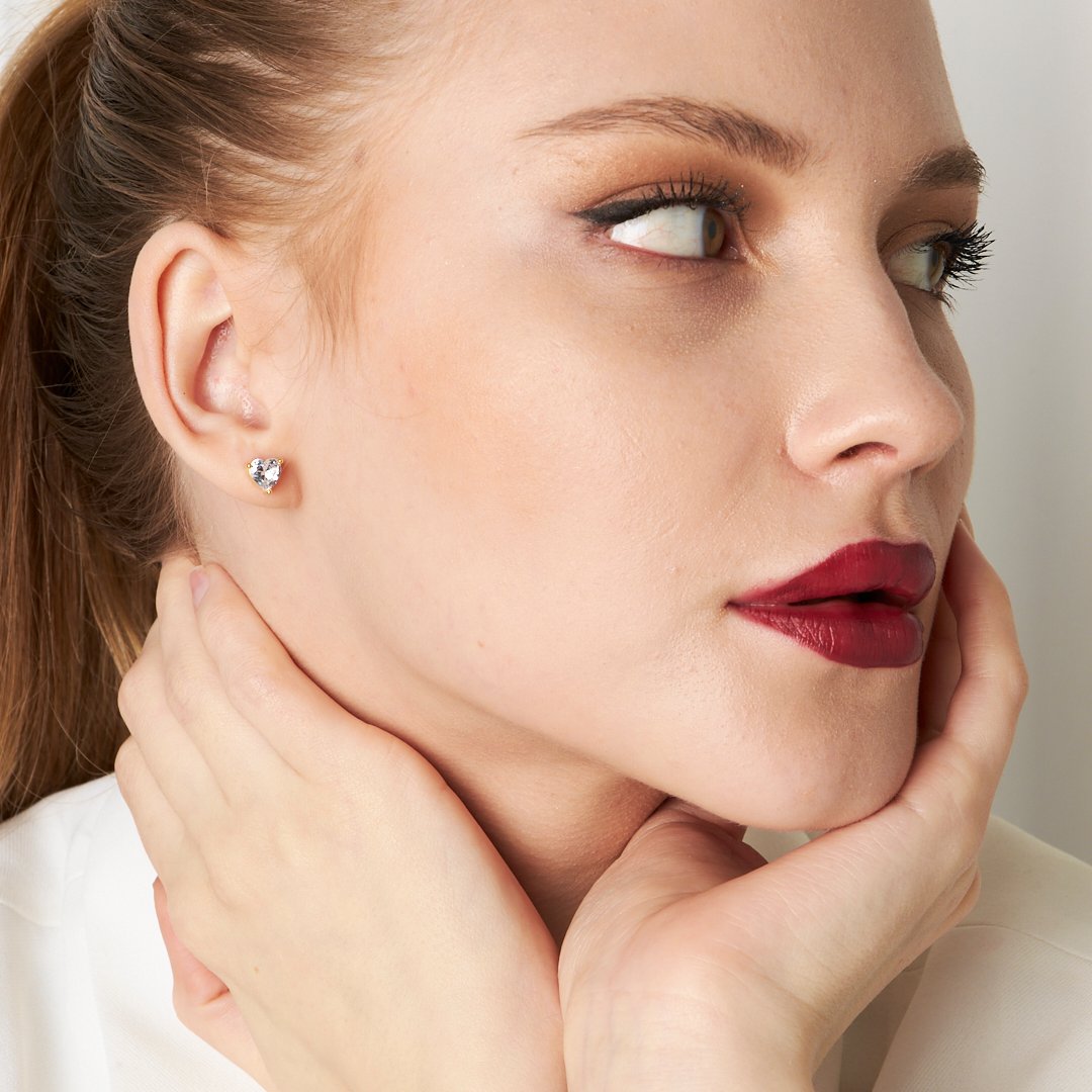 Baget Kalp Küpe - 925 GÜMÜŞ