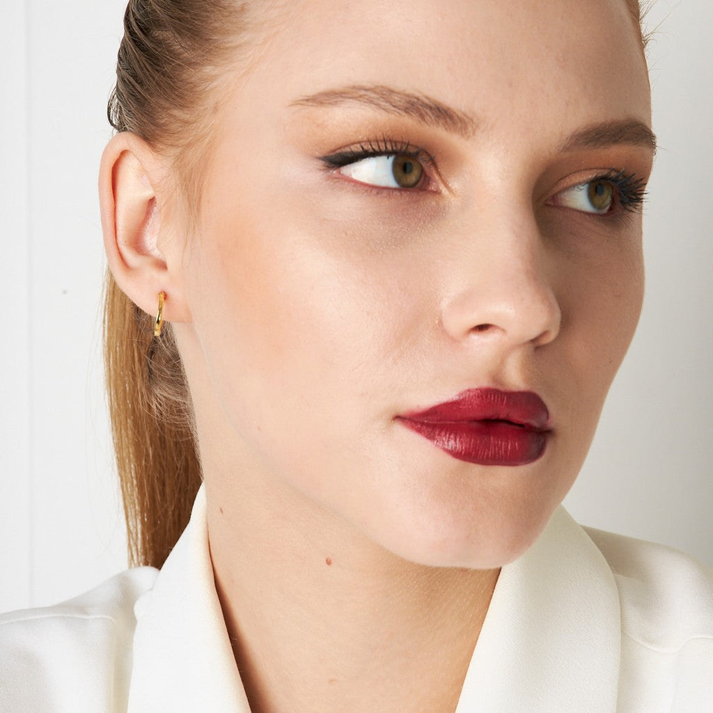 Klasik Halka Küpeler - 925 GÜMÜŞ