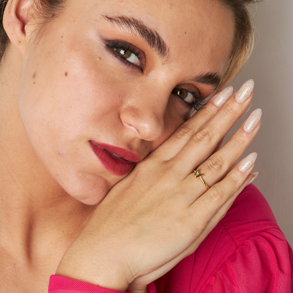 Kelebek Şıklık Yüzük - 925 GÜMÜŞ